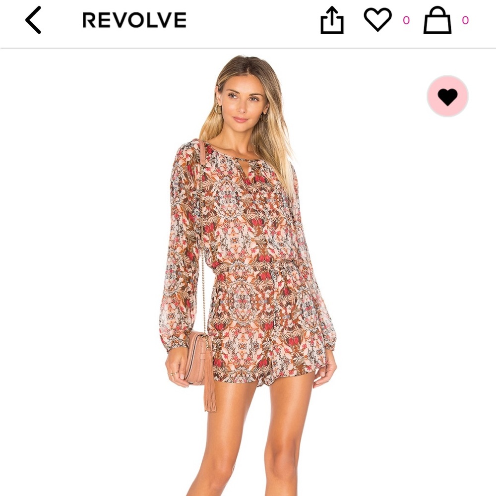 BCBG Dolman sleeve romper. size XS. Color: coffee bean